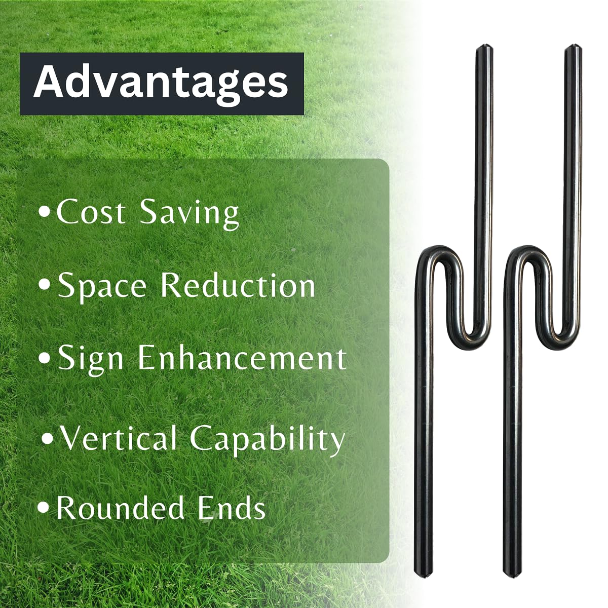 Western Steel & Wire Rider Pins - Stacking Pins for Corrugated Plastic Signs - Image 6